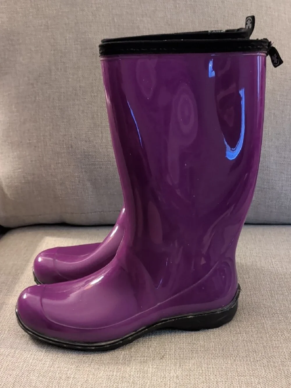 Kamik Women's Glossy Purple Tall Rain Boots